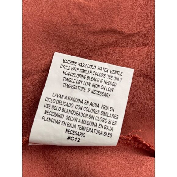 June & Hudson Floral Faux Wrap Lace-Up Back Dress Size M - Picture 11 of 11